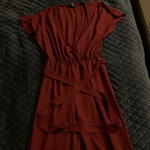 Maroon Jumpsuit